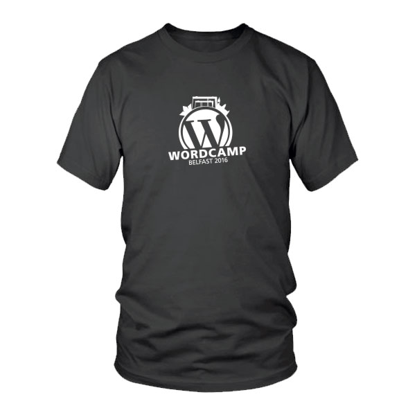 WordCamp Tshirt mockup